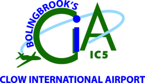 Logo for Bolingbrook's Clow International Airport